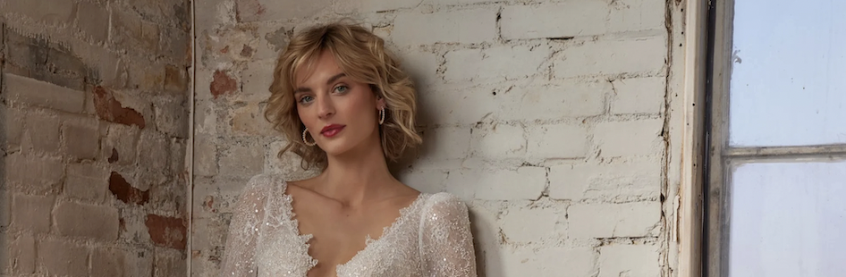 Saying &#39;I Do&#39; in Style: Sleeved Bridal Gowns that Inspire. Desktop Image