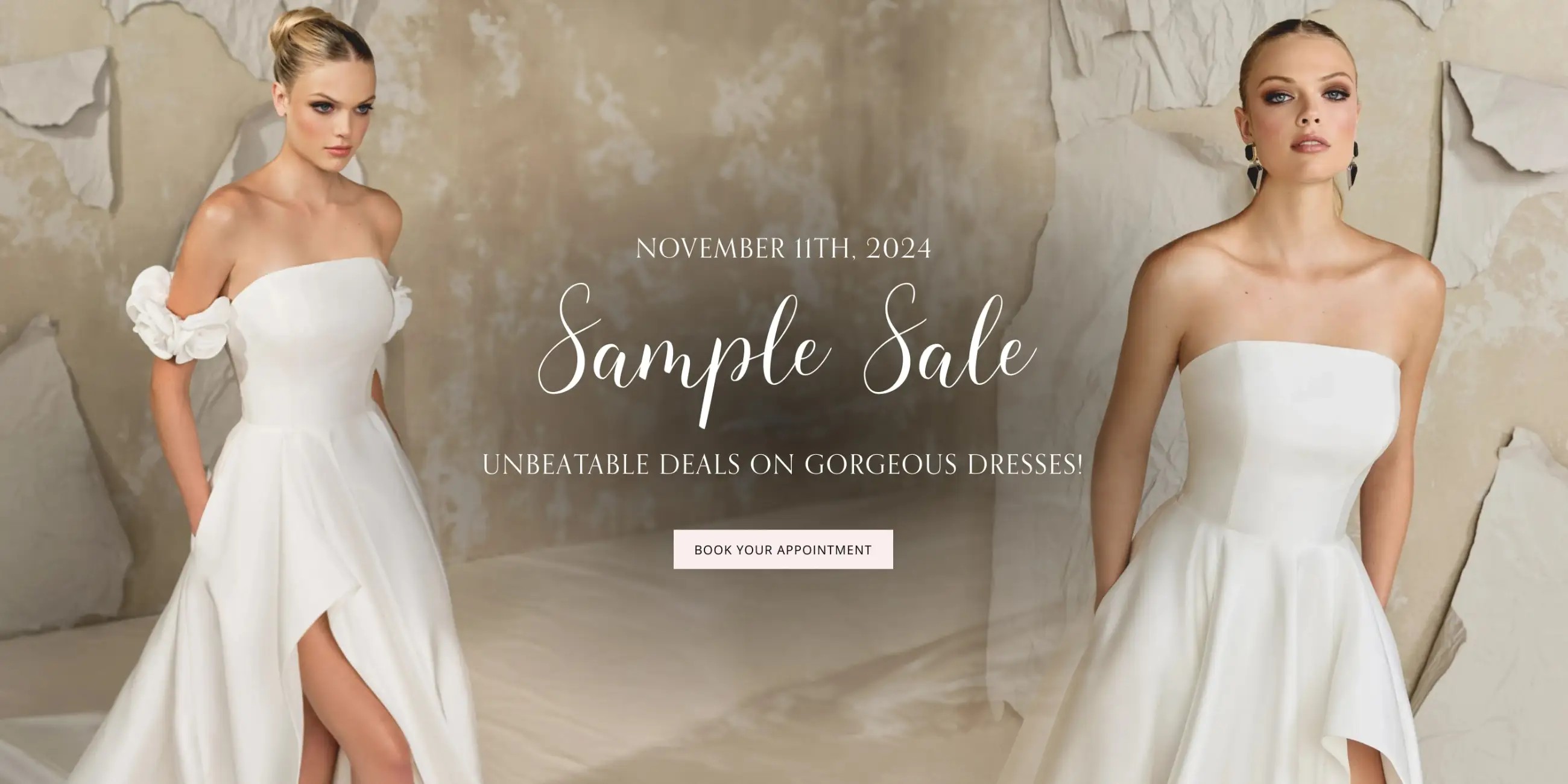 Sample Sale Desktop Banner