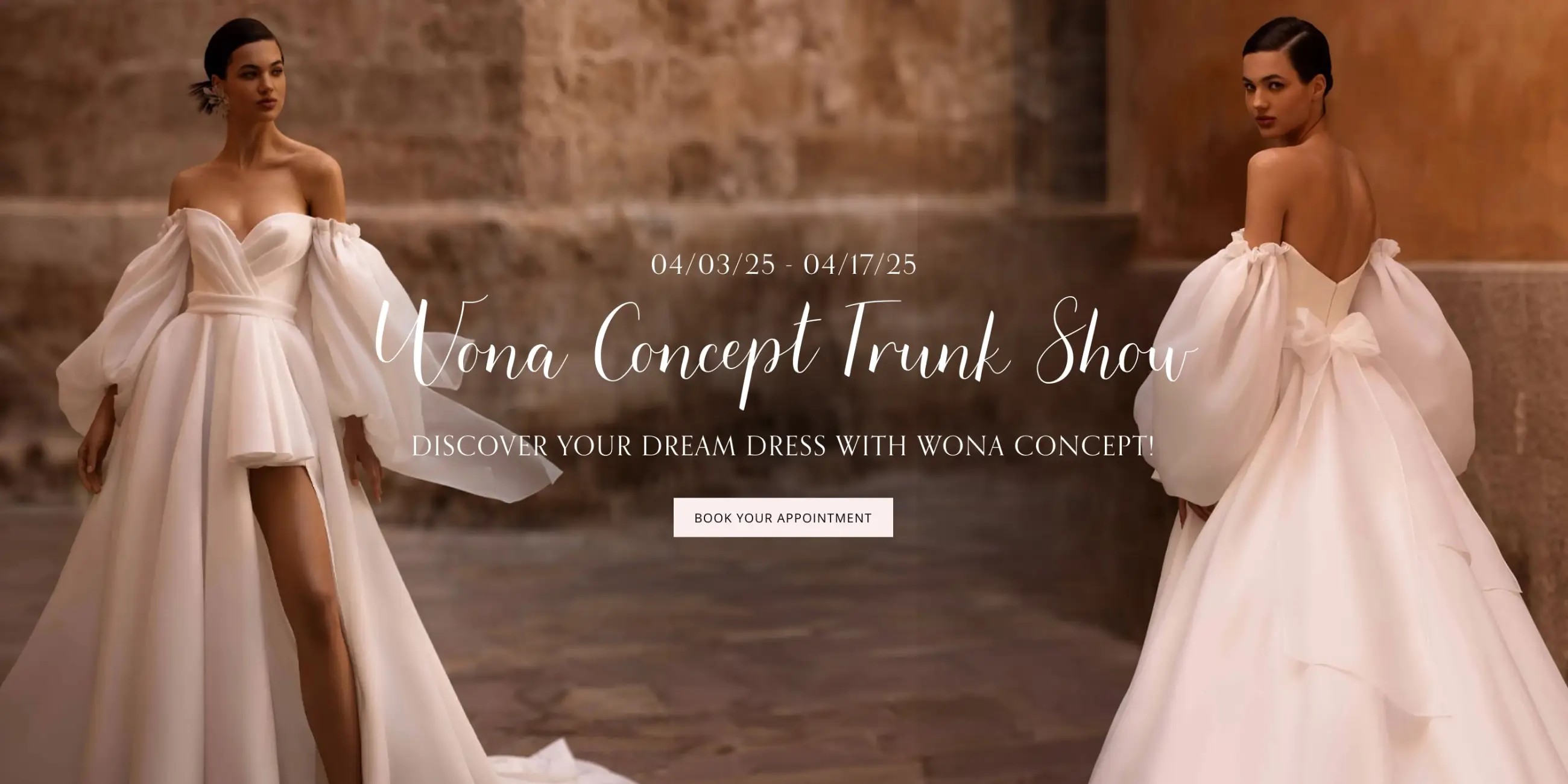 Wona Concept Trunk Show Desktop Banner