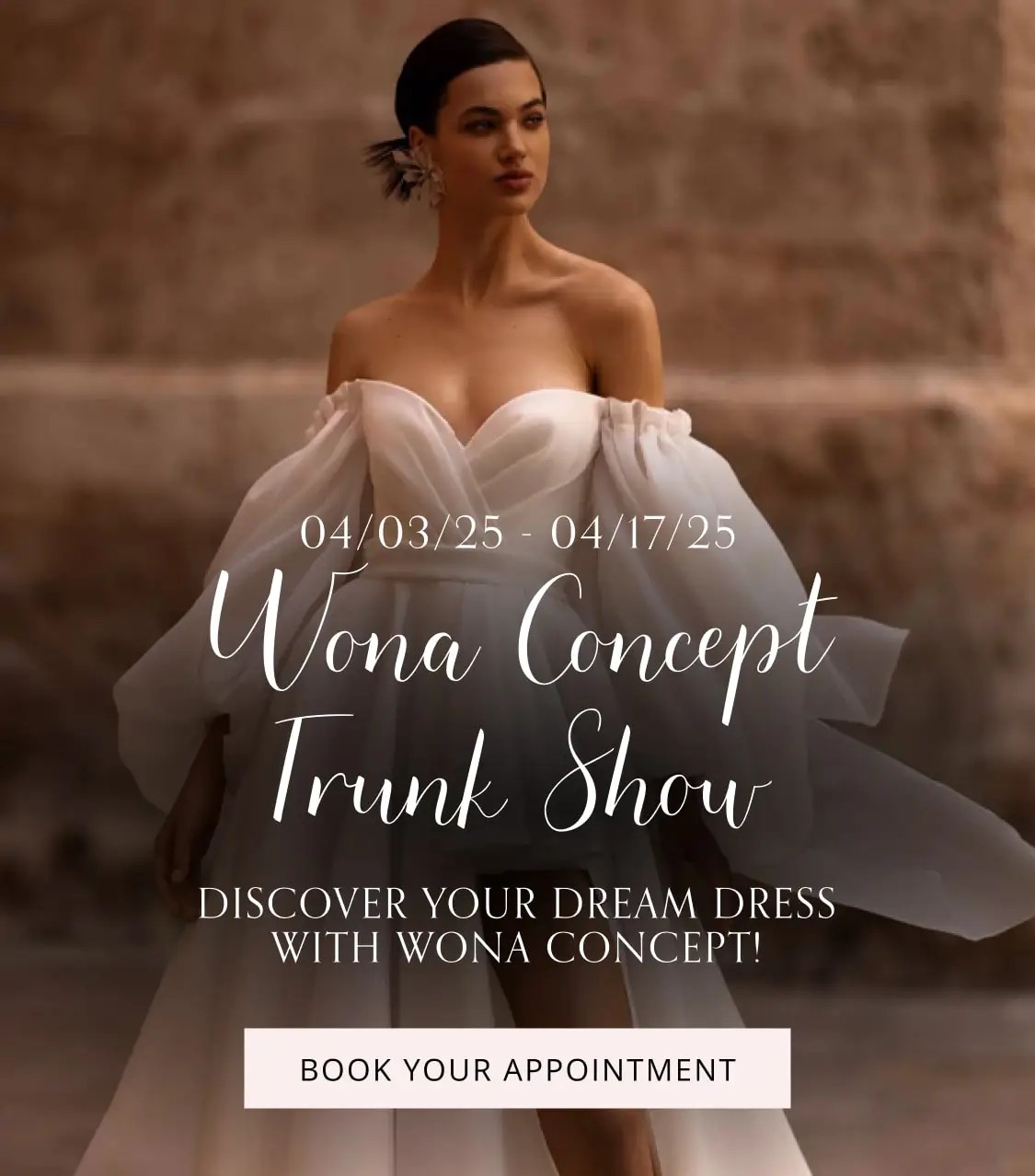 Wona Concept Trunk Show Mobile Banner