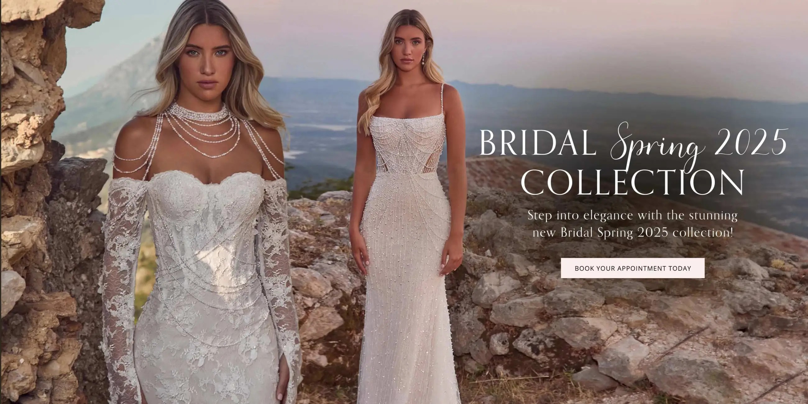 Bridal Spring 2025 Collection Desktop Banner